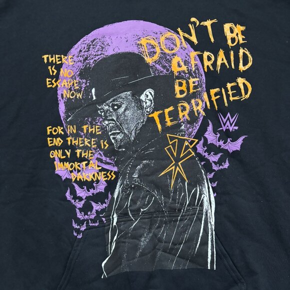 The Undertaker Demon from Death Valley WWE Promo Hoodie XL - Picture 2 of 4